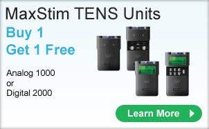 MaxStim TENS Units, Buy 1 Get 1 Free
