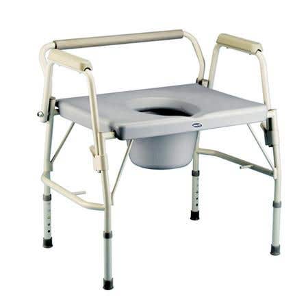 Invacare Bariatric Drop-Arm Commode