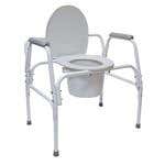 Mabis/Dmi Extra-Wide Heavy Duty Steel Commode