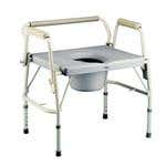 Invacare Bariatric Drop-Arm Commode
