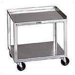 Stainless Steel Rolling Cart 2 Shelf