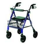 Invacare Four Wheel Rollator With Basket