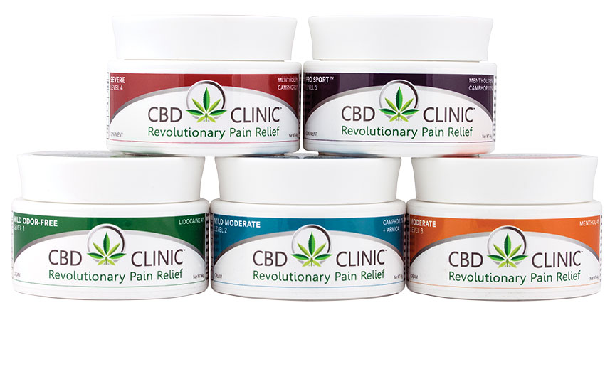 CBD Clinic Pain Relief Ointments & Creams Topical Analgesic