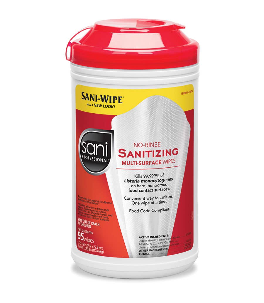 Sani-Professional Norinse Sntzng Multsurfc Wipes