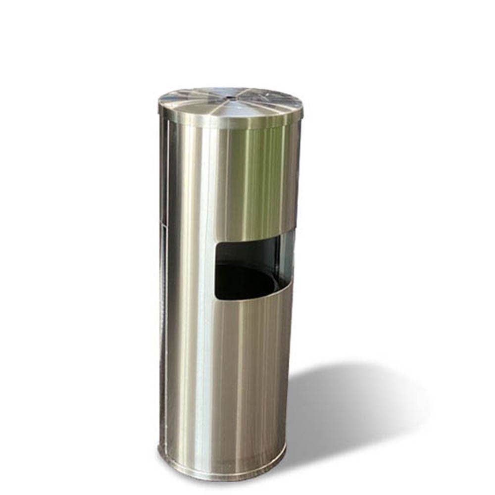 Zehn-X Stainless Steel Wipe Dispenser Trash Can