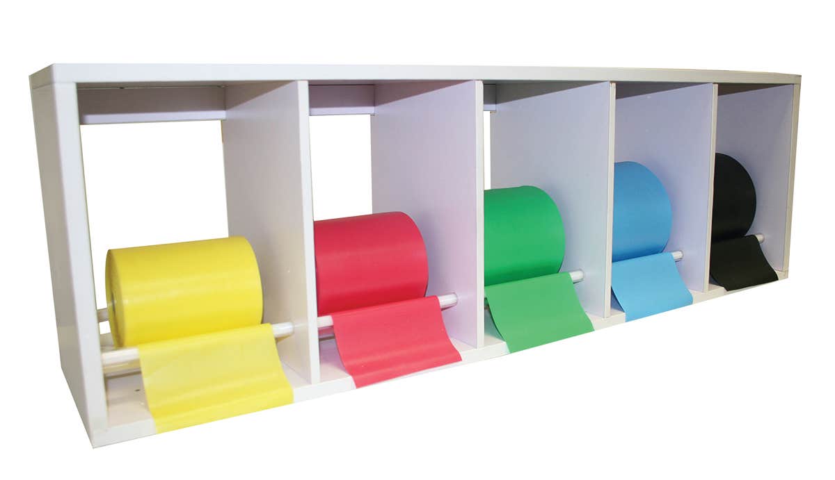 Cando Exercise Band Rack Holds 5 Rolls