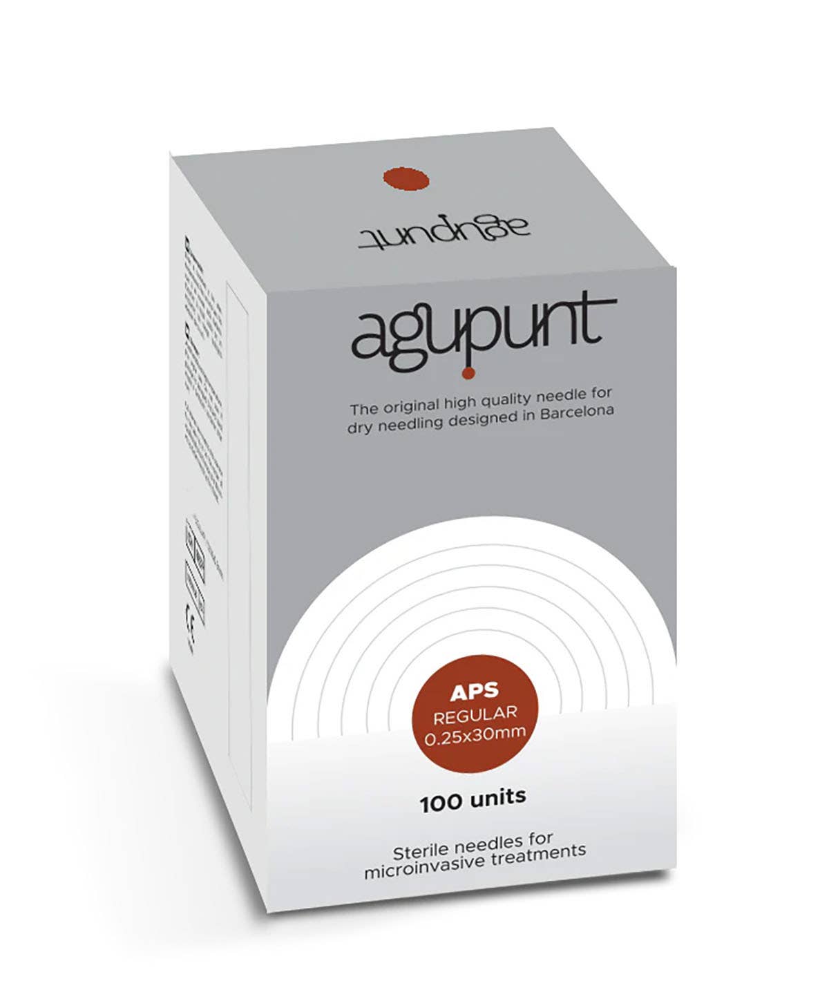 APS Dry Needling Needle, 025  x 30mm, Brown Tip, 100/Box