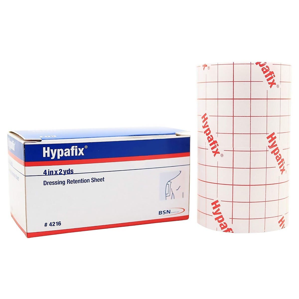 Dressing Retention Tape with Liner Hypafix® White 4 Inch X 2 Yard Nonwoven Polyester NonSterile - 1/BX