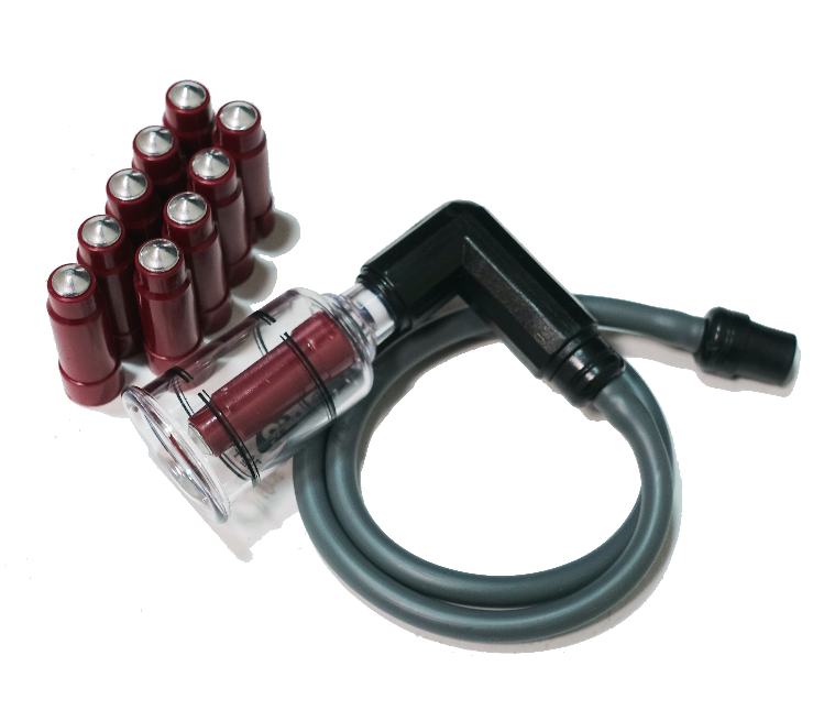 Acu-Point 19 piece Cupping Set with Detachable Pressure Tips in Carrying Case 