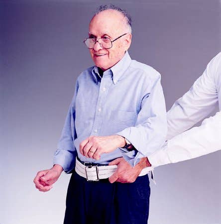 Gait Belt 72 Inch Pastel Stripe Strong Cotton