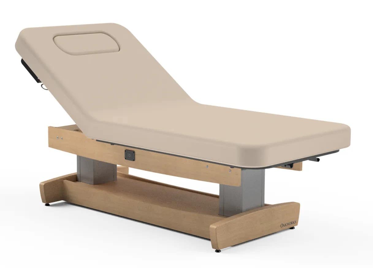 Oakworks® PerformaLift Lift-Assist Backrest Top Table