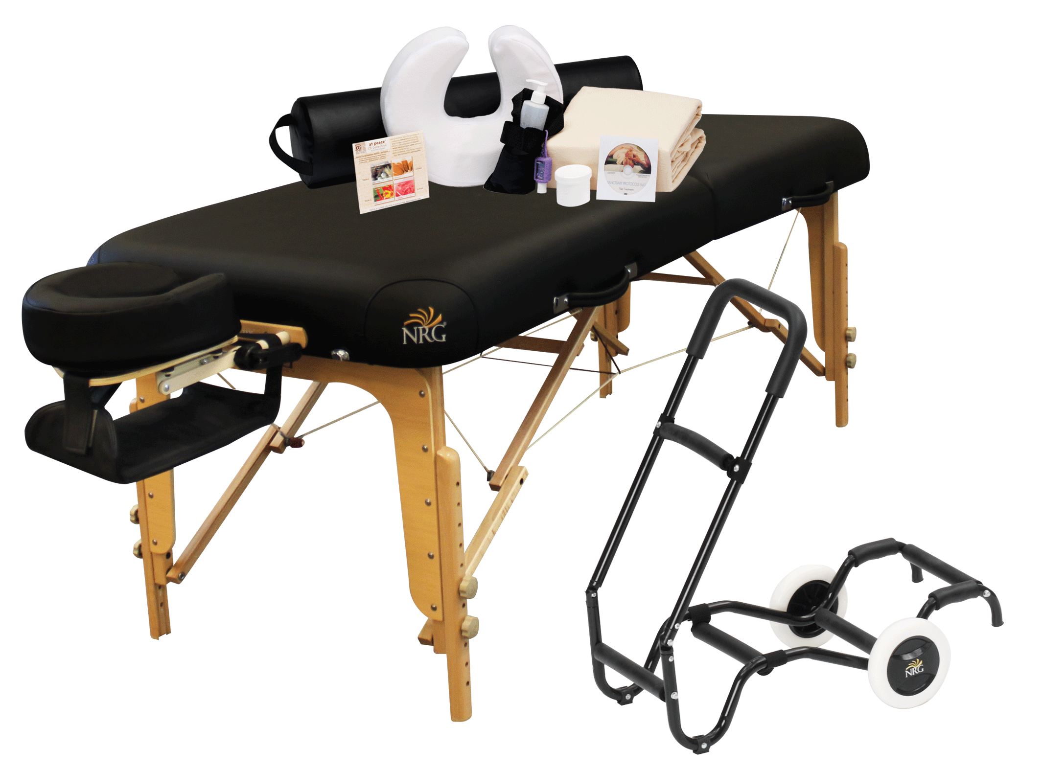 NRG® VedaLux Massage Table with the Works Package