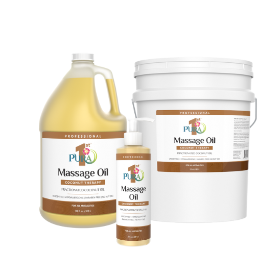 Pura 1ST Wellness™ Professional Coconut Therapy Massage Oil