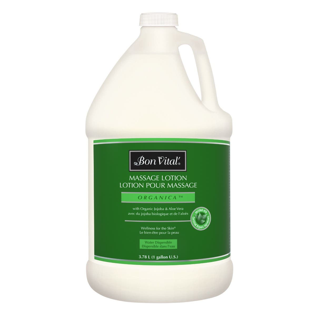 Bon Vital'® Organica™ Massage Lotion with Organic Jojoba & Aloe Vera