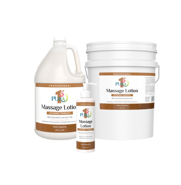 Pura 1ST Wellness™ Professional Coconut Therapy Massage Lotion