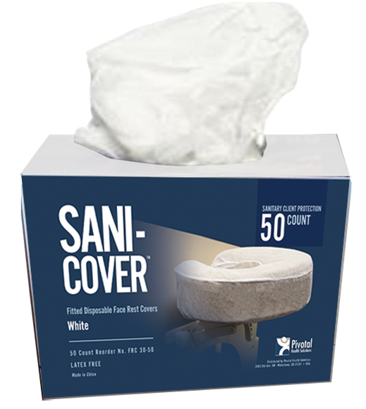 Sani-Cover® Fitted Disposable Face Rest Covers Box of 50