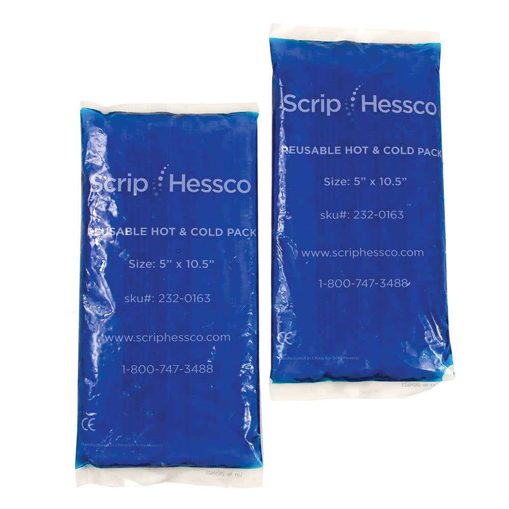 ScripHessco Reusable HotCold Gel Ice Pack 5 x 10.5