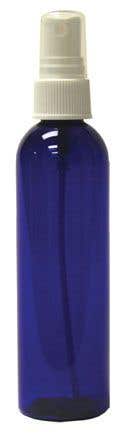 4 oz Cobalt Blue Plastic Spray Bottle