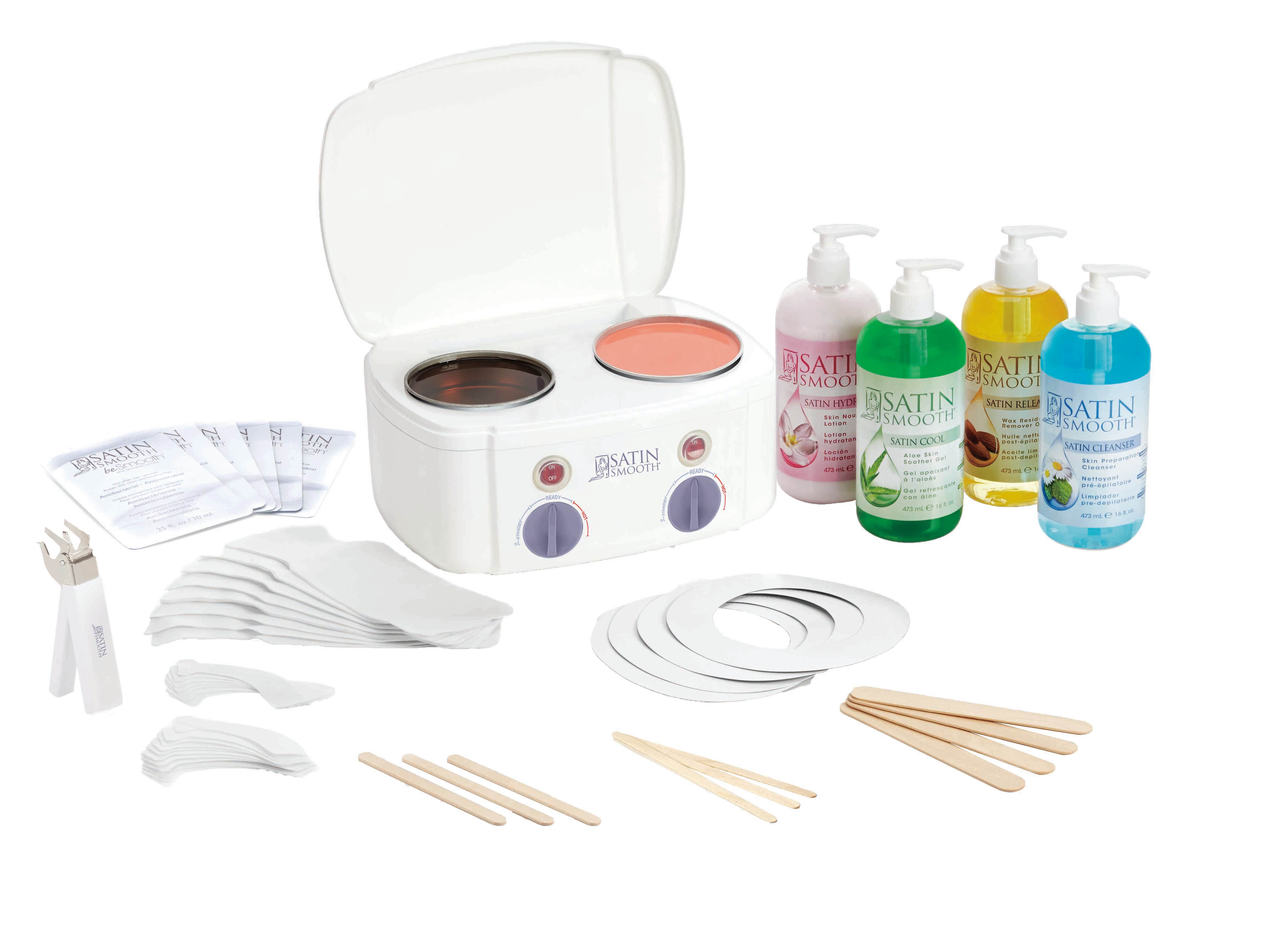 Satin Smooth Double Wax Warmer Kit