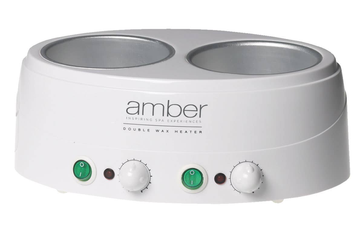 Amber Double Wax Heater - Two 14 oz. Capacity