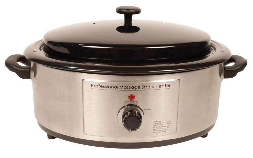 6 Quart Stone Warmer With Analog Control