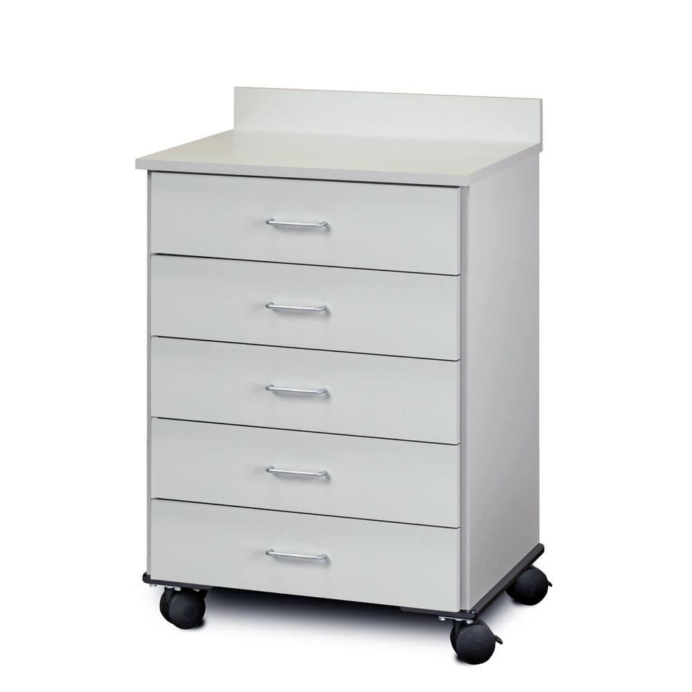 Mobile Treatment Cabinet W/ 5 Drawers