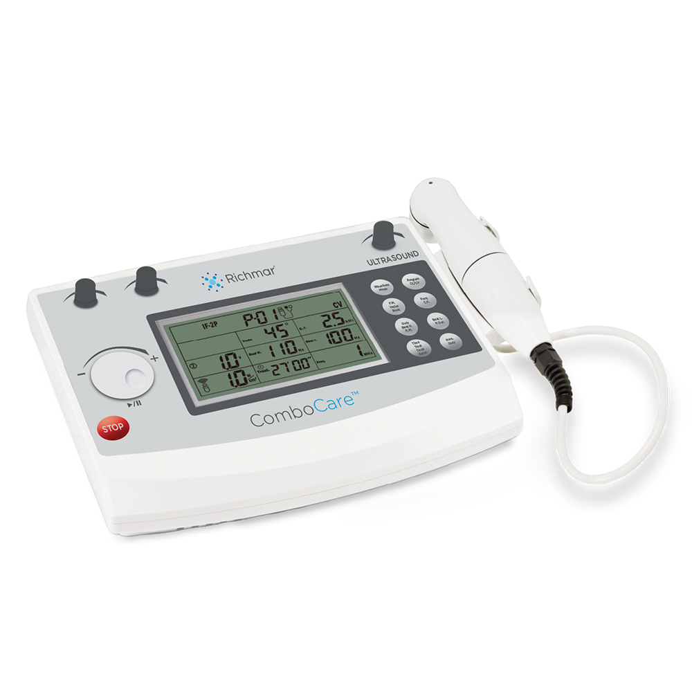 ComboCareâ„¢ Combo E-Stim & Ultrasound Unit - Two-Channel Electrotherapy Device