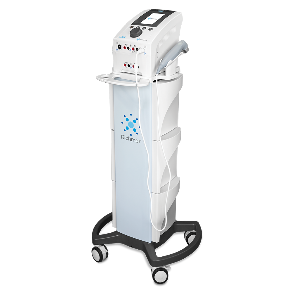 TheraTouch® CX4 with Cart - Combination Therapy 4-Channel Stimulation & Ultrasound System