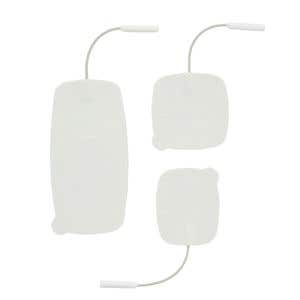 ScripHessco Silver Premium Electrodes, 2 Square - 4/pk.