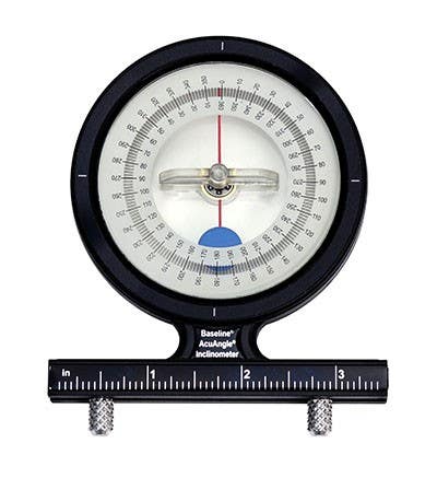 Baseline AcuAngle inclinometer with adjustable feet
