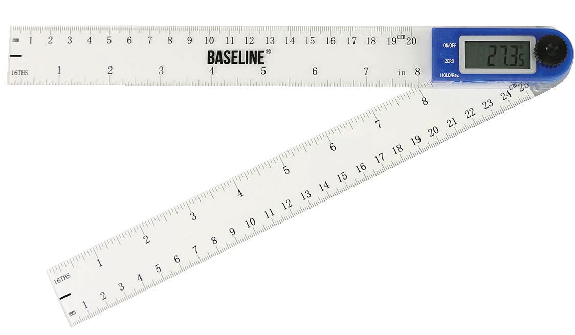 Baseline digital plastic 360 degree 10 inch goniometer