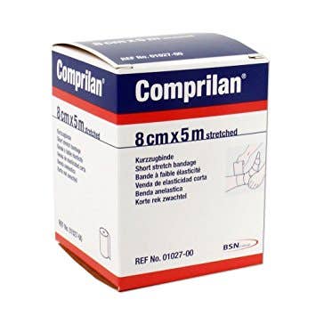 Comprilan Cotton Short Stretch Comp Bndg 8Cm Cs/20