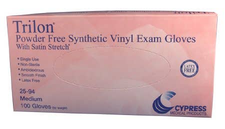 Exam Glove Trilon® NonSterile Clear Powder Free Vinyl