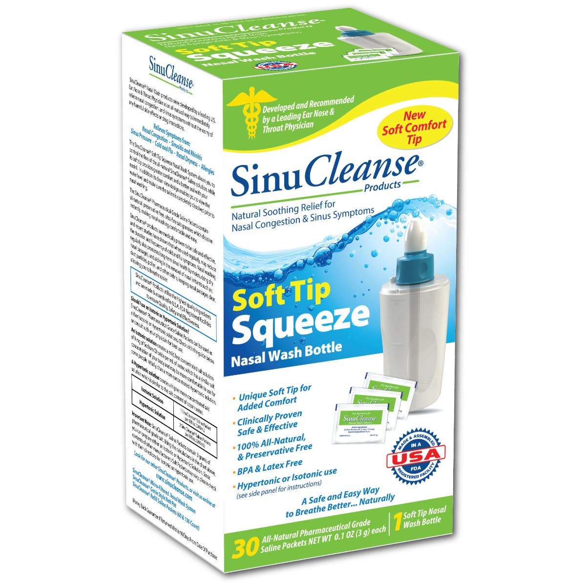 Sinucleanse Squeeze Bottle Nasal Wash