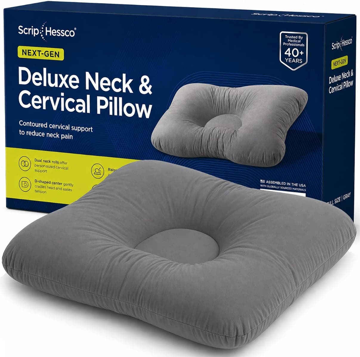 ScripHessco NEXT-GEN Deluxe Neck & Cervical Pillow