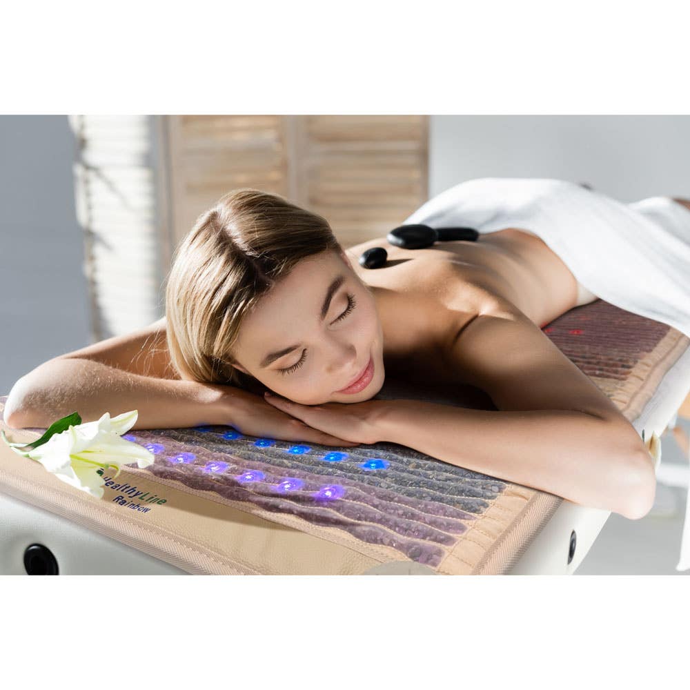 HealthyLine Rainbow Chakra Mat™ Large 7428 Firm - PEMF Inframat Pro® Third Edition