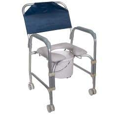 Drive Aluminum Shower Chair And Commode W/Casters