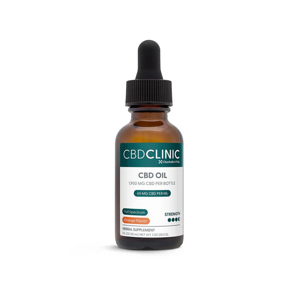 CBD CLINIC™ 65 mg/mL CBD Oil Orange 30ml