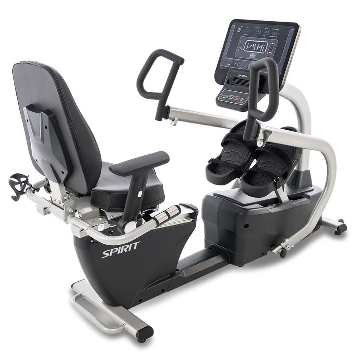 Spirit Fitness CRS800S Recumbent Stepper with Swivel Seat