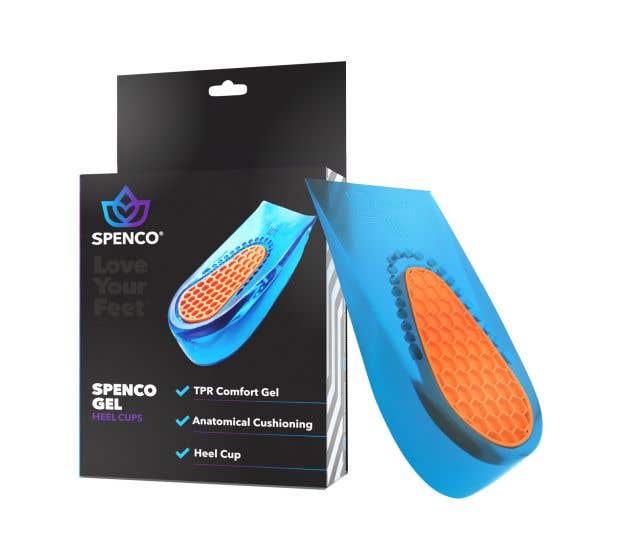 Spenco Gel Heel Cup Womens 9-12 Mens 8-15