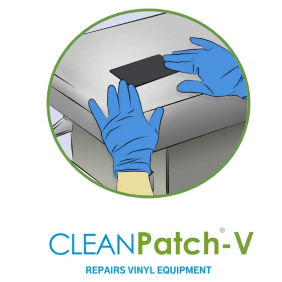 CleanPatchV Small 1.8" x 4" strip, vinyl adhesive patch