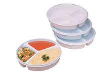 Partitioned Scoop Dish With Lid-High Walls