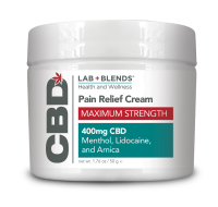 Lab+Blends™ 400mg CBD Pain Relief Cream Maximum Strength - THC Free 50g