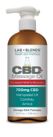 Lab+Blends™ 700mg CBD Massage Oil for Increased Relief & Recovery - THC Free 11.8 oz