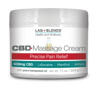 Lab+Blends™ 408mg CBD Massage Balm for Precise Pain Relief - THC Free 7.2 oz