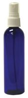 4 oz Cobalt Blue Plastic Spray Bottle
