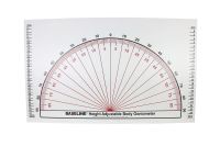 Baseline® Posture Evaluation 3 Piece Set – Protractor, Evaluator and Grid