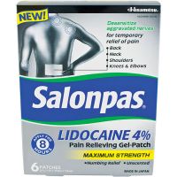  Salonpas Lidocaine Gel-Patch 6 Ct.