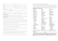 Client Intake Form Pack Of 100