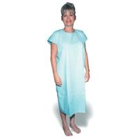 Cloth Full Open Exam Gowns - Hospital Patient Gowns